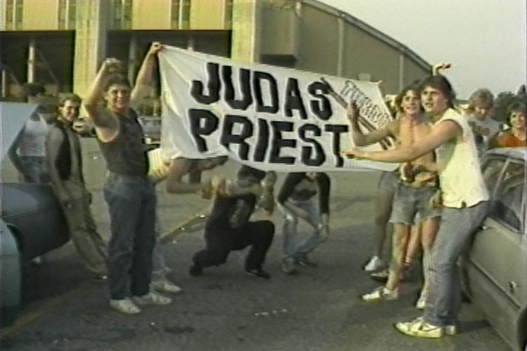 Judas Priest fans in Heavy Metal Parking Lot